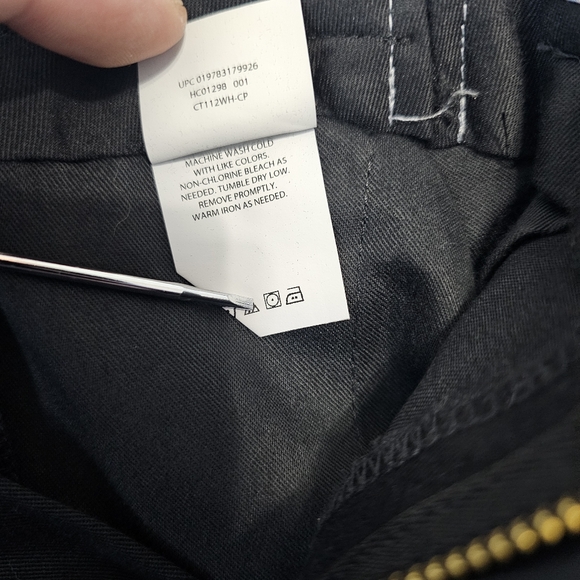 NWT Haggar Premium No Iron Straight leg Flat Front Stretch Black Pants 34x29 - Picture 12 of 16